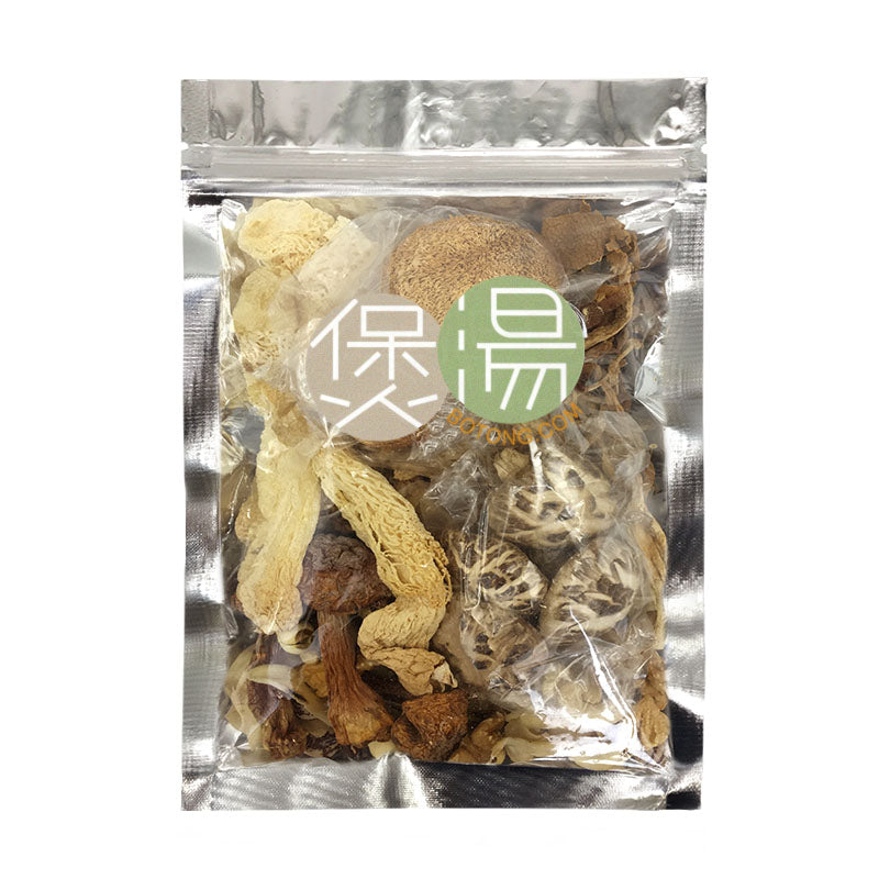 菇菇竹笙上素湯 *可煲齋湯